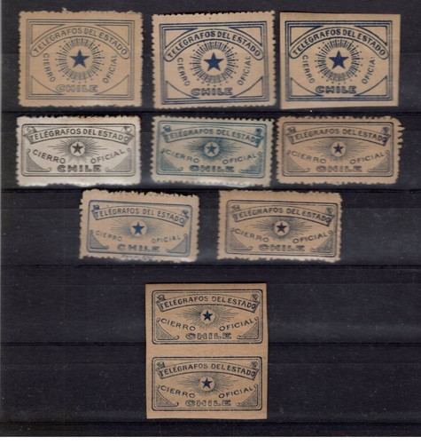 Chile ca1940 telegraph seal - ca1940,