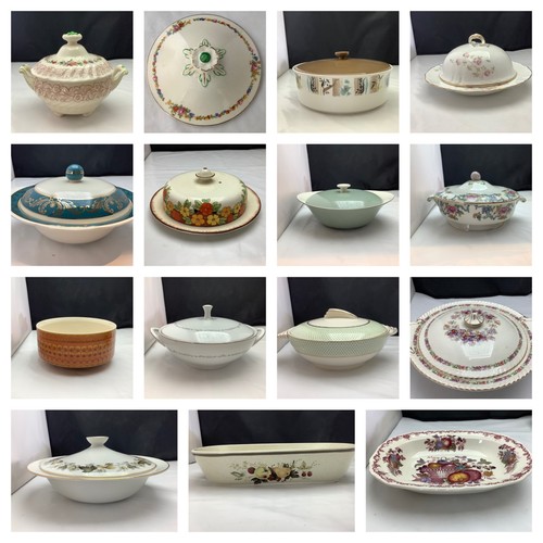Vintage china tureen lidded - vintage,