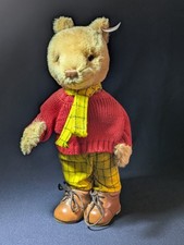 Steiff Classic RUPERT the Bear Limited Edition BROWN Alpaca 653568 28cm 11"