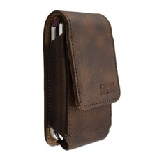 caseroxx Leather bag with belt