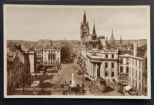 Aberdeen postcard c1925 union - postcard,