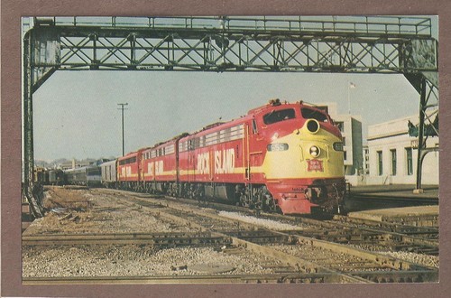 Vintage railroad postcard - vintage,