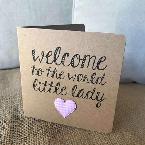 Handmade new baby girl - new,