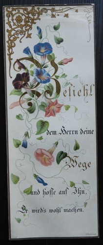 Antique pious image - :, german
