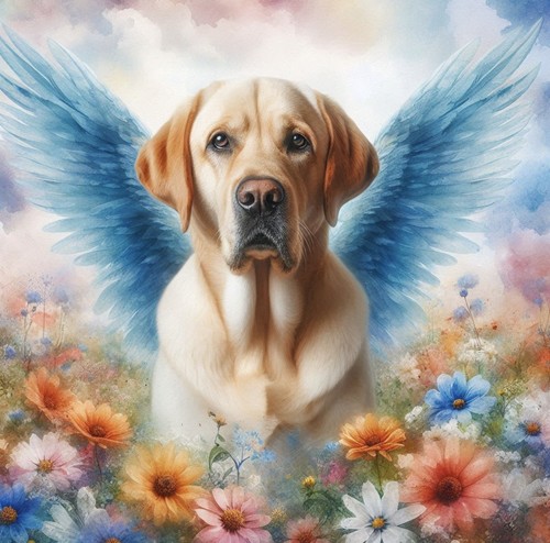 Golden labrador cross - golden,