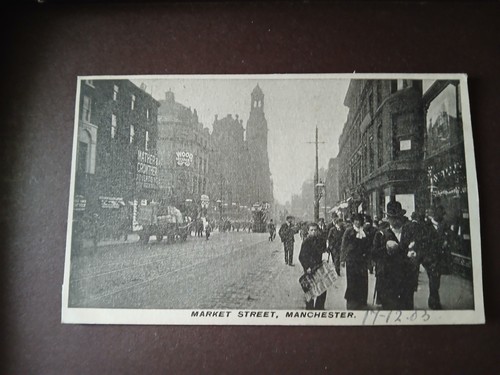 Vintage postcard manchester - vintage,