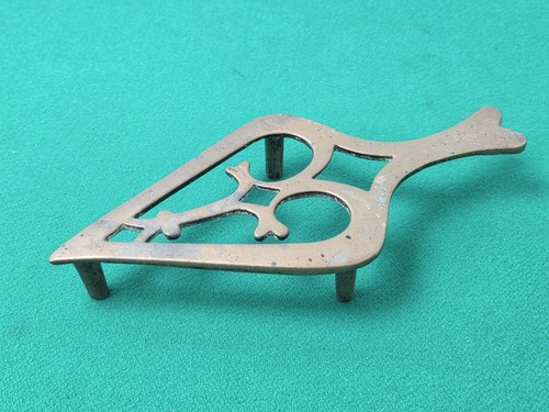 Antique brass flat - brass, iron