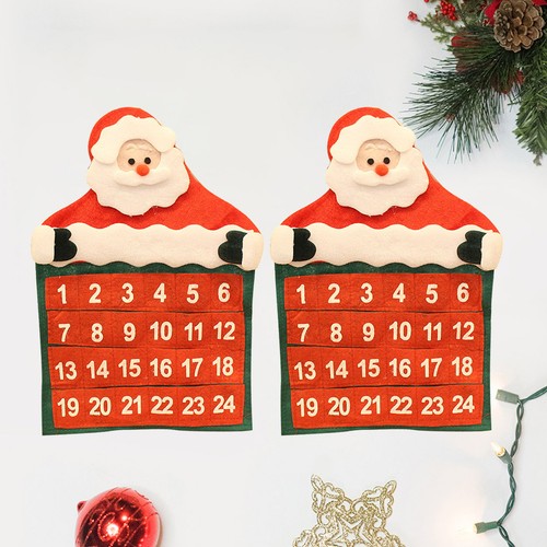 2pcs christmas advent calendar - christmas,