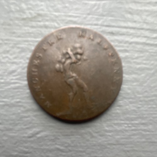 Manchester halfpenny token - manchester,