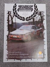Original Toyota Celica Rally Securicor Advert 1989 1990 Shell Team Toyota GB