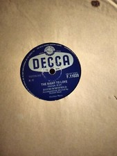 David Whitfield-The Right To Love/That's When Your Heartaches Begin 78RPM Decca
