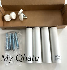 IKEA BEKANT Leg 4 Pack  White Steel New 803.724.64 Discontinued