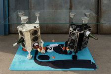 Mercedes Engine Coffee Table