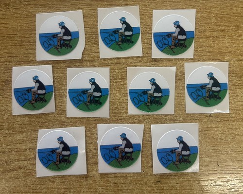 Fishing 5cm flat trophy - 2.5cm, +