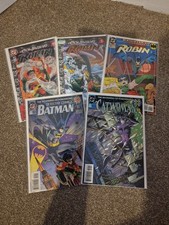 DC Comics Bundle Detective Batman #0 Catwoman #0 Robin#9, 27, 28 Bagged/Boarded