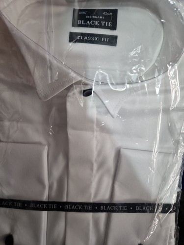 Black tie set debenhams white - set,