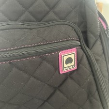 Delsey black wheelie bag - delsey,