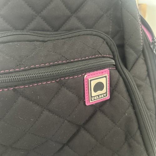 Delsey black wheelie - delsey,