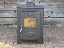 Arada AX2M S3 Hardy Cast Iron door Stove Multifuel wood log burning 5kw boat