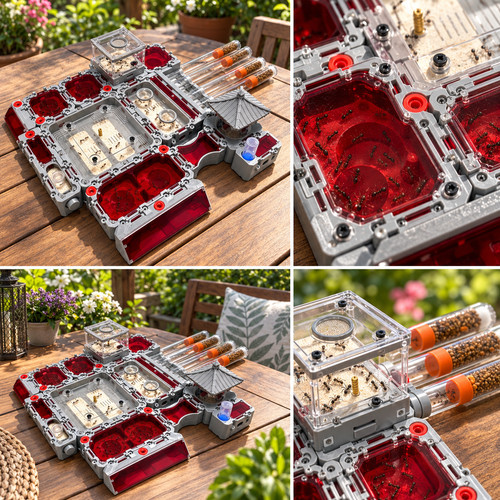 Expandable modular ant farm - ant,