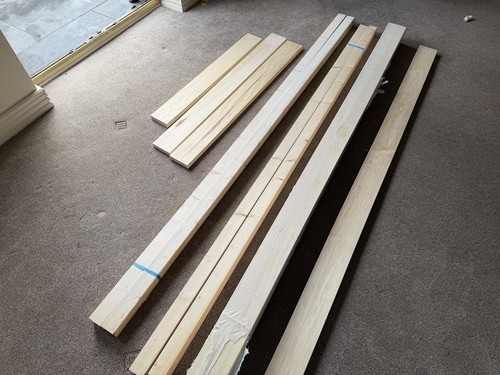Sauna timber spruce - timber, bench