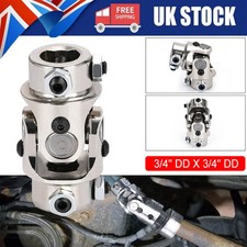 Steering Universal Uni U-Joint 3/4" Dd To 3/4" Dd Double D Steel For Hotrod