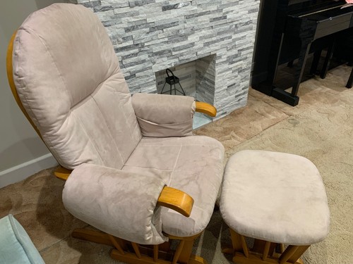 Nursing chair and stool - chair,
