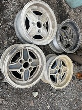 Ford Capri Escort Rwd RS 4 Spoke Alloy Wheels Laser Type Rally 13 X 6 Set Of 4