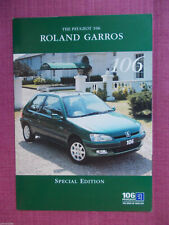 PEUGEOT 106 ROLAND GARROS