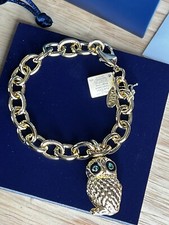 Estee Lauder Charm Bracelet Pure Color Crystal Lipstick 41 Tiramisu Wise Owl NIB