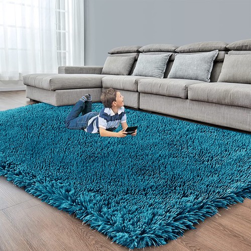 Thick shaggy rugs living room - rugs,