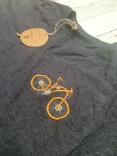 Embroidered eco, mountain bike