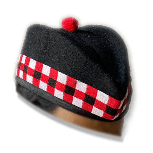 Glengarry scottish piper hat - glengarry,
