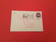 UK Bridport West Bay A Holiday with a Difference Cancel stamp cover R35923