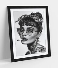 COOL AUDREY HEPBURN SMOKING