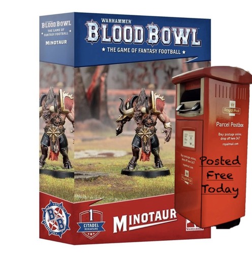 Warhammer blood bowl minotaur - bowl-,