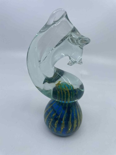 Vintage mdina glass sea horse - vintage,