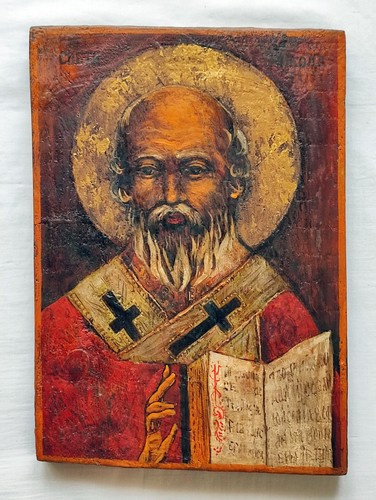 Old russian orthodox icon - old,