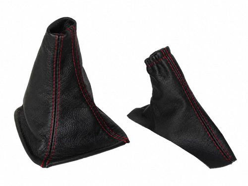 Red stitch leather gear - gear, &