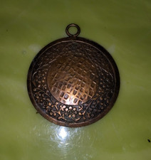 Vintage Hand Made hammered Copper Pendant
