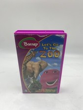 Barney Let's Go To The Zoo VHS Tape (Purple Case) PAL