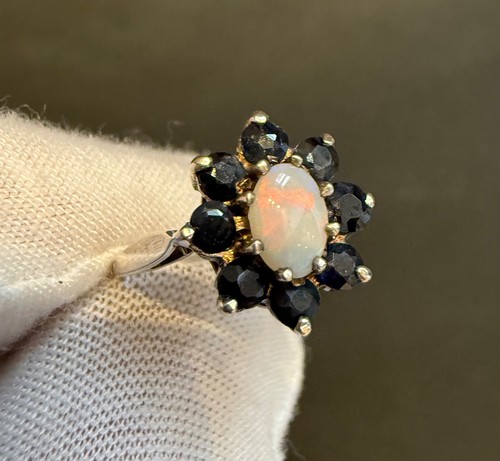 Vintage ladies ring - ladies, cluster
