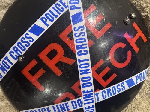 Police riot shield - ex,
