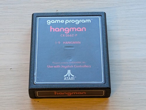 Hangman atari 2600 - hangman,