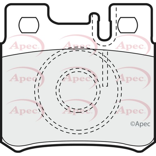 Brake pads set - pads, for