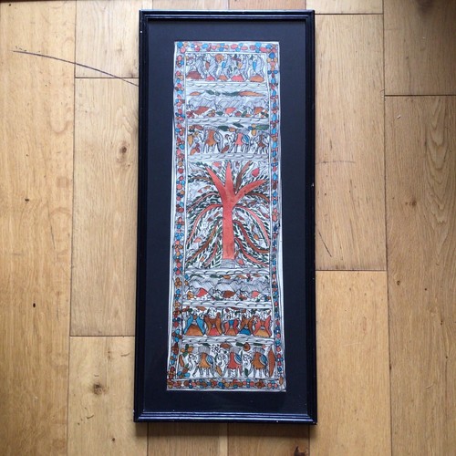 Vintage framed indian - framed,