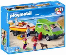 Playmobil Family Car with Boat