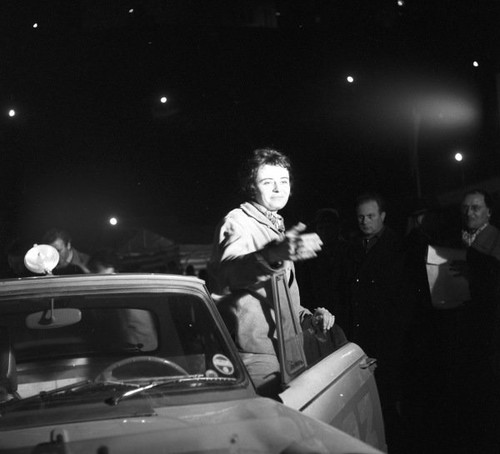 Driver annie soisbault exits - driver,
