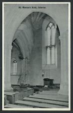St Monans Fife - Interior of St Monans Kirk c1940 (R5098)