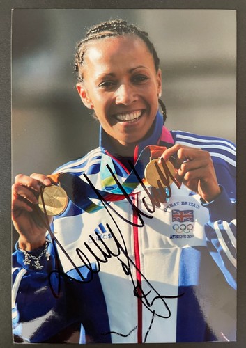 Kelly holmes signed autograph - holmes,